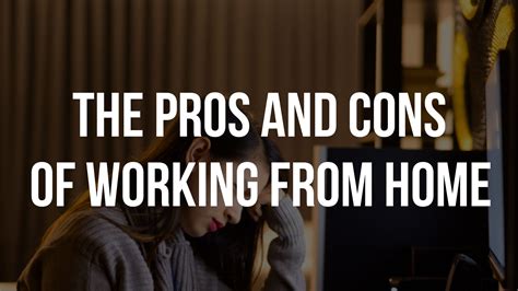 The Pros And Cons Of Working From Home Sam Maguire Jr P C