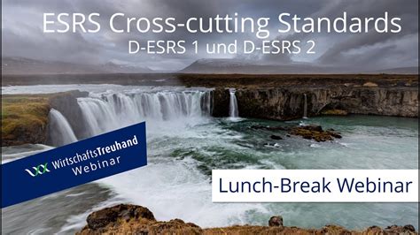 Csrd Lunch Break Esrs Cross Cutting Standards D Esrs Und D Esrs