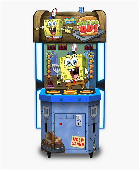 Spongebob Order Up Arcade Game Hd Png Download Kindpng