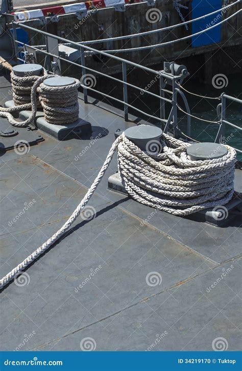 Equipment for mooring stock photo. Image of lock, boat - 34219170