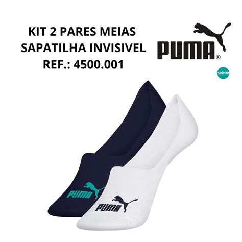 Kit Pares Meia Sapatilha Invisivel Masculina Puma Ref Shopee