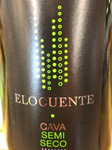 2019 Elocuente Cava Semi Seco Vivino US