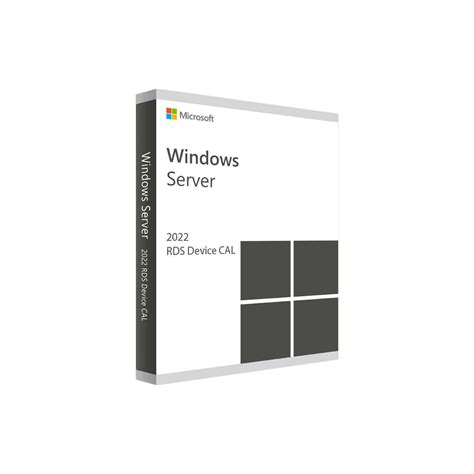 Windows Server 2022 Rds 1 50 Device Cals Achetez Maintenant