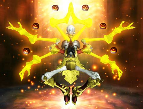 Mmd Zenyatta Skull Warrior Halloween Skin By Arisumatio On Deviantart