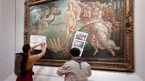 Climate activists target Botticelli’s ‘Birth of Venus’