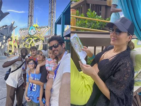 Férias meus amores Claudia Leitte curte parques de Orlando ao