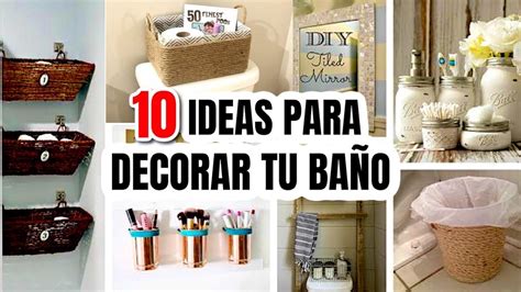 Decora tu baño pequeño con ideas recicladas