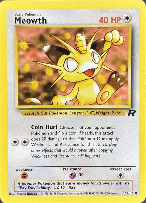 Meowth #62 Prices | Pokemon Team Rocket | Pokemon Cards