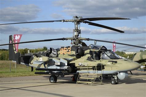 Russian Army Kamov Ka 52 Aligator Gunship Helicopter Flickr