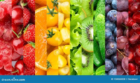 Fruits and Vegetables. Vitamins. Fresh Food Stock Photo - Image of ...