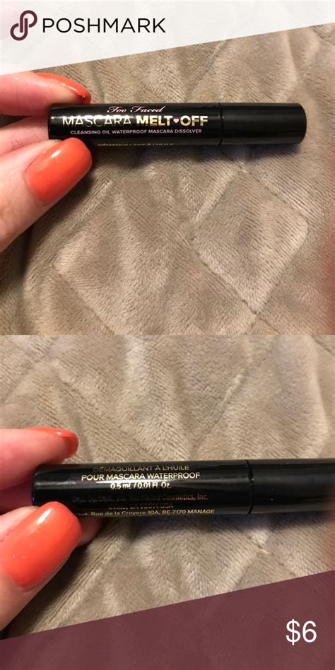 Too Faced Mascara Melt Off Mascara Too Faced Makeup Waterproof Mascara