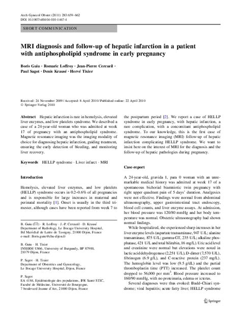 Pdf Unilateral Adrenal Infarction In Pregnancy A Case Report Fethi