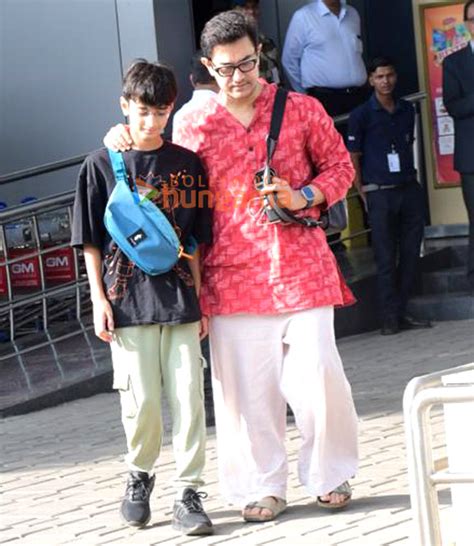 Photos Aamir Khan and Azad Rao Khan snapped at the Kalina airport (2 ...