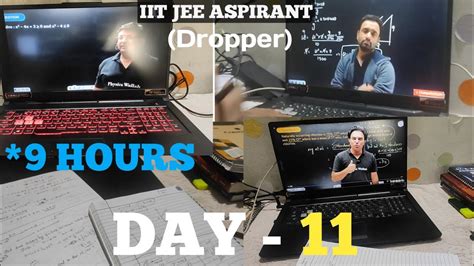 DAY 11 Of JEE 2025 As A Dropper IIT JEE Aspirant Study Vlogs Physics