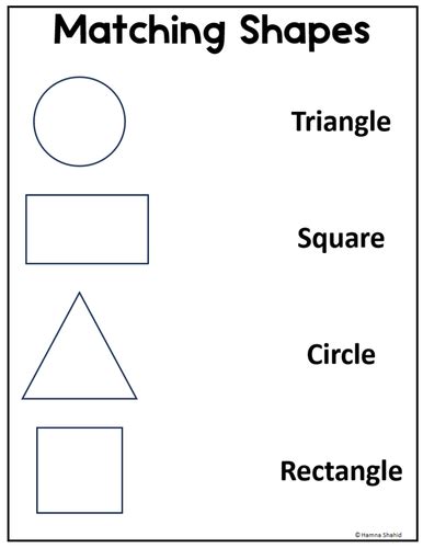 Shapes Worksheets Teaching Resources