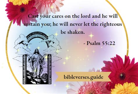 Psalm Esv Cast Your Burden On The Lord Bible Verses