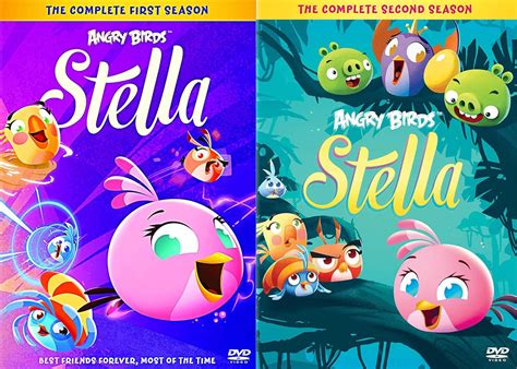 Angry Birds Stella Cartoon Dvd Bundle Angry Birds Stella The Complete First Season And Angry