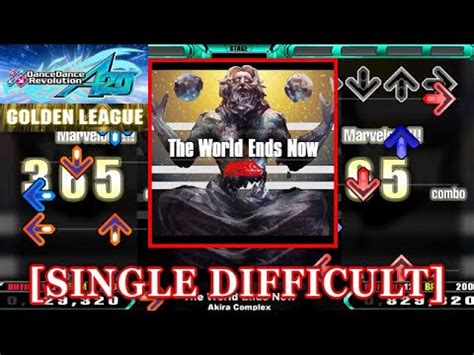 DDR A20 The World Ends Now Akira Complex SINGLE DIFFICULT 譜面確認