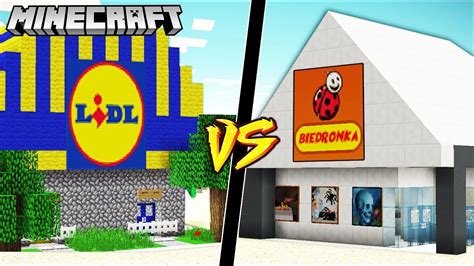 Lidl Vs Biedronka W Minecraft Gplay Vs Vito Minecraft Challenge