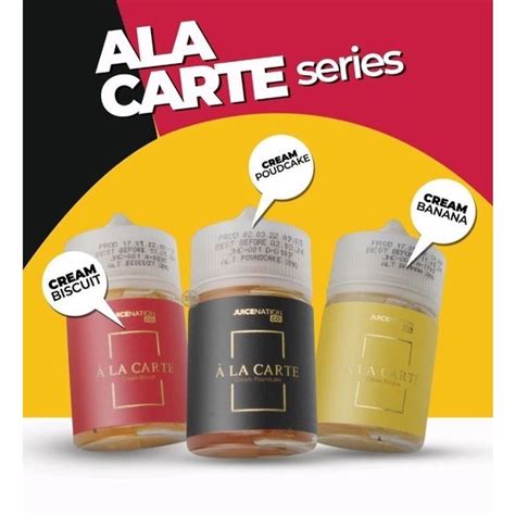 Jual Ala Carte Series By Juicenation Freebase 60ml Shopee Indonesia