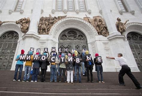 EN IMAGES Russie les radicaux féministes Pussy Riots de la