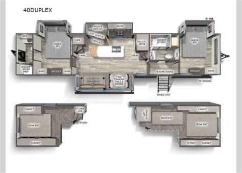 New Forest River Rv Sierra Destination Trailers 40duplex Destination