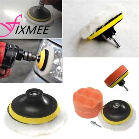 Pcs Set Mm Polishing Buffing Pad Kit For Auto Car Polishing