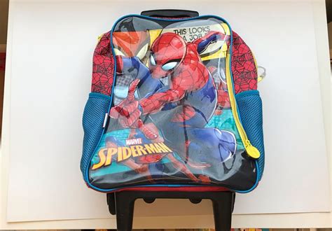 Mochila Homem Aranha Rodinhas Item Infantil Sestini Usado