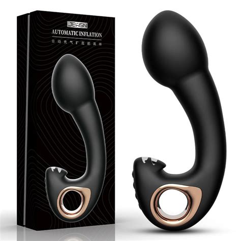 Electric Shock Prostate Massager Super Big Inflatable Anal Vibrator