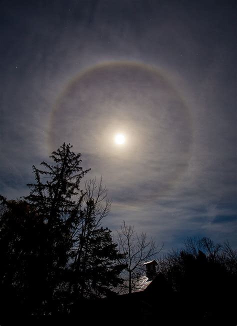 Steve Irvine - Astro Photography - Lunar Halo, November 14, 2016