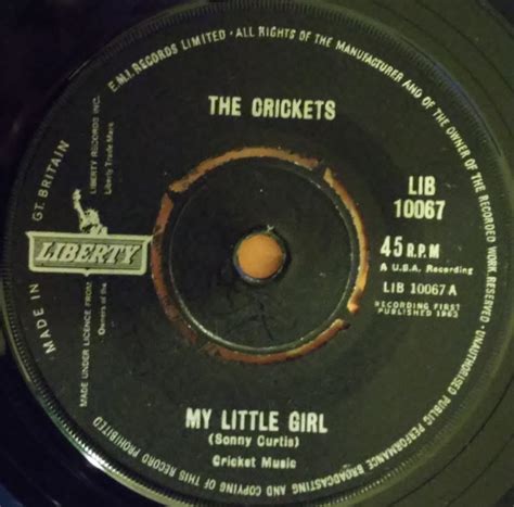 The Crickets My Little Girl 1963 Vinyl Discogs