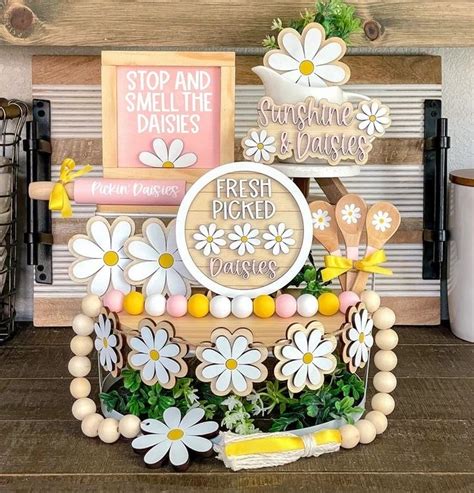 28 BRIGHT CHEERY SUMMER TIERED TRAY DECOR IDEAS Stylin By Sarita