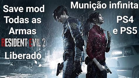 Resident Evil Remake Save Armas Infinitas E Tudo Liberado Ps