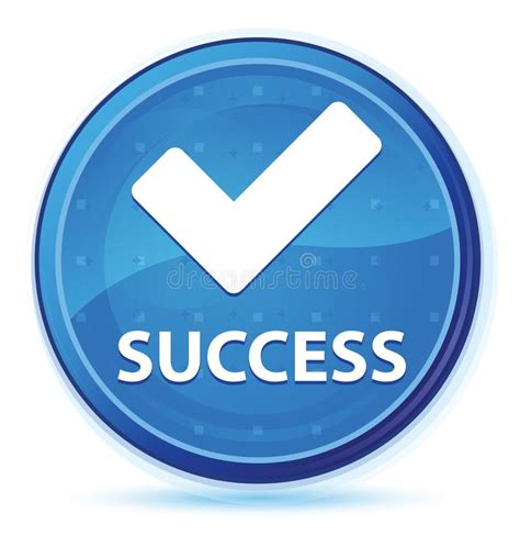 Success Validate Icon Midnight Blue Prime Round Button Stock Vector