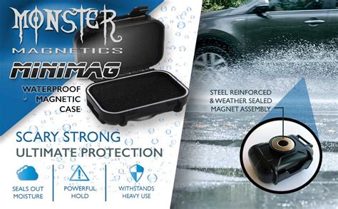 Monster Magnetics Waterproof Case For Under Vehicle Gps Tracking