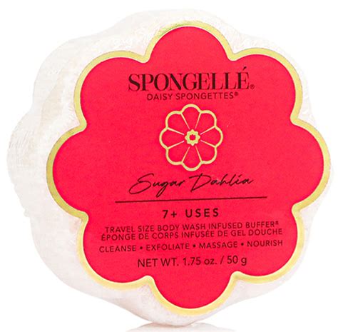 Spongelle Sugar Dahlia Daisy Spongette