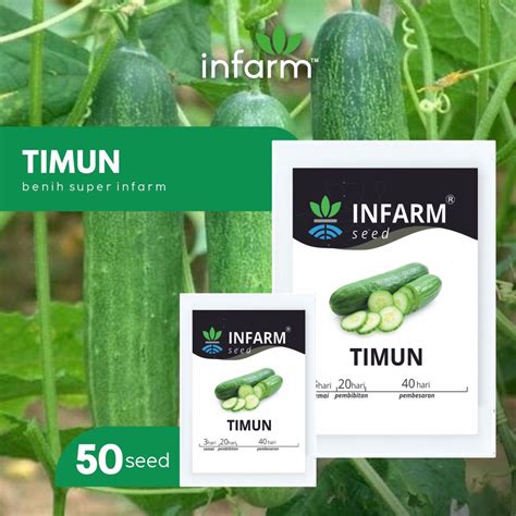 Jual INFARM Benih Bibit Biji Super Timun Mentimun Shopee Indonesia