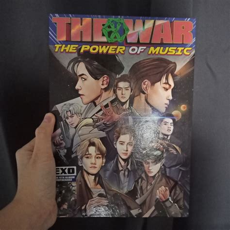 EXO THE WAR REPACKAGE THE POWER OF MUSIC ALBUM Entertainment K