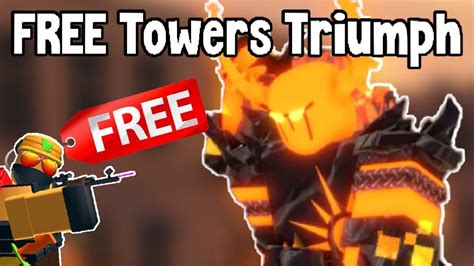 How I Beat Molten Mode With Free Towers In Tds Roblox Youtube