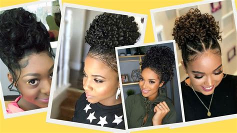 Curly Updo Hairstyles For Black Women