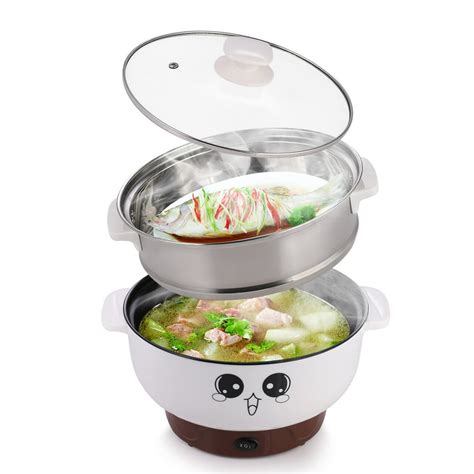 4 In 1 Multifunction Electric Cooker Skillet Wok Electric Hot Pot For