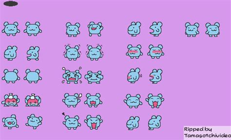 The Spriters Resource Full Sheet View Hoshi De Hakken Tamagotchi