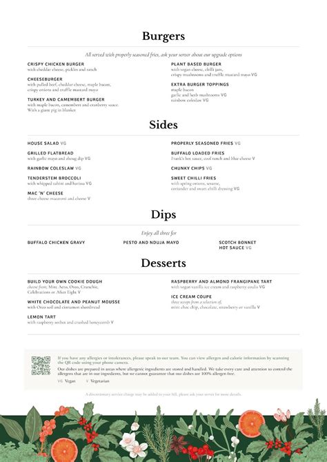 Menu At The Botanist Bar And Restaurant Exeter Exeter