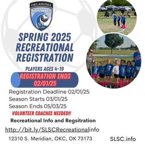 Spring Recreational Soccer Registration Is Open