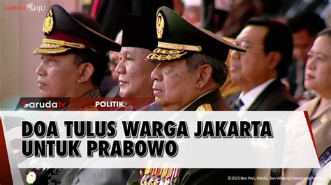 Hadiri Hut Tni Ke Prabowo Didoakan Jadi Presiden Oleh Warga Jakarta