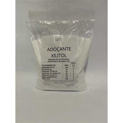 Adoçante xilitol 1kg Shopee Brasil