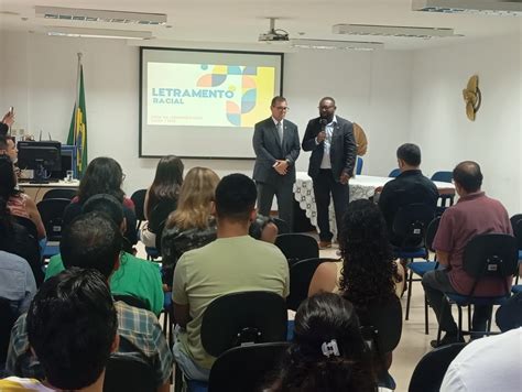 Durante Uma Palestra Sobre Letramento Midiatico - IPEDF promove palestra sobre letramento racial em parceria com a Sejus-DF