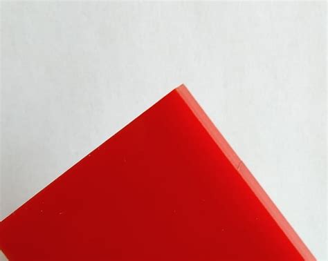 Red Orange Plexiglass Acrylic Sheets 2363 1 8 Thick VIP Plastics