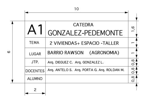 Cátedra Pedemonte Arquitectura 1 A1 Identidad