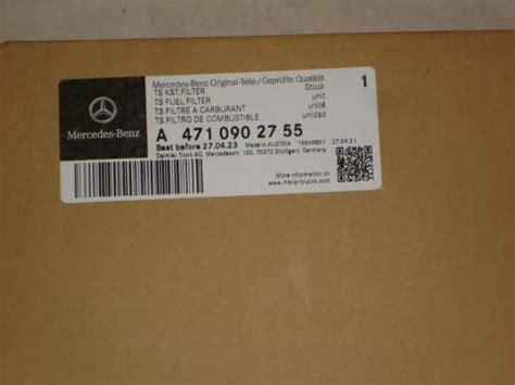 Genuine Mercedes Benz A Fuel Filter Kit Mp Actros Eur